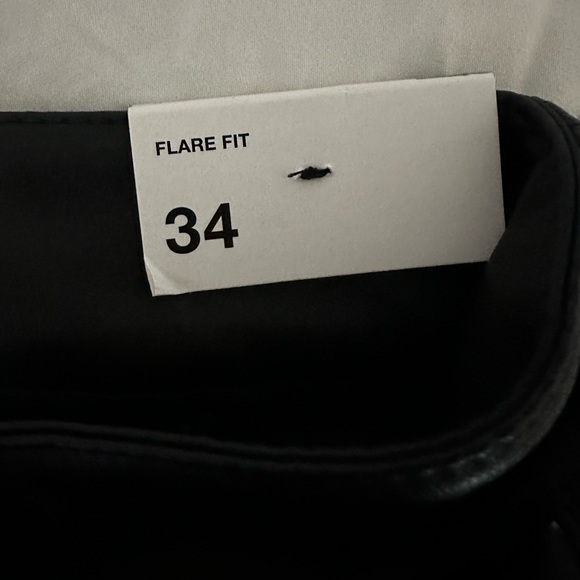 ZARA FAUX LEATHER FLARED PANTS, SIZE US 2, NWT - Picture 6 of 9